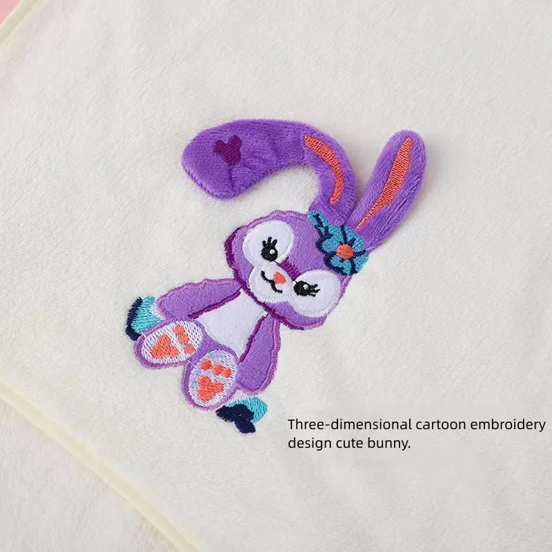 Wholesale coral fleece Star delu towel bath towel 3D three-dimensional embroidery piping border cute adult baby universal