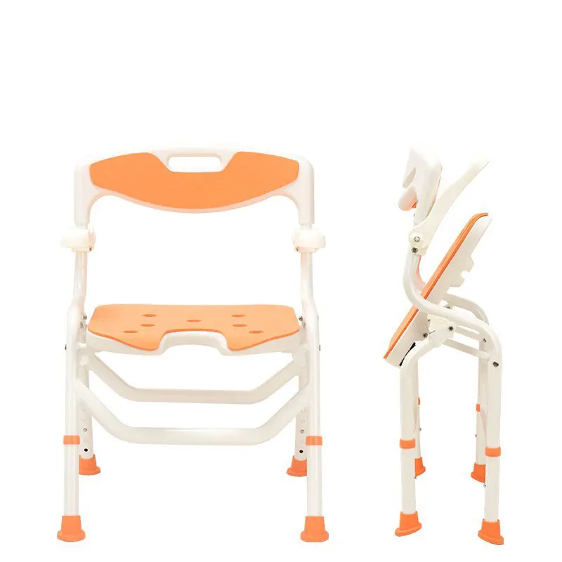 Shower Chair with Arms and Back for Inside Shower Stall Adjustable Extra Large Tall Cutout Bath Chair for Bathtub