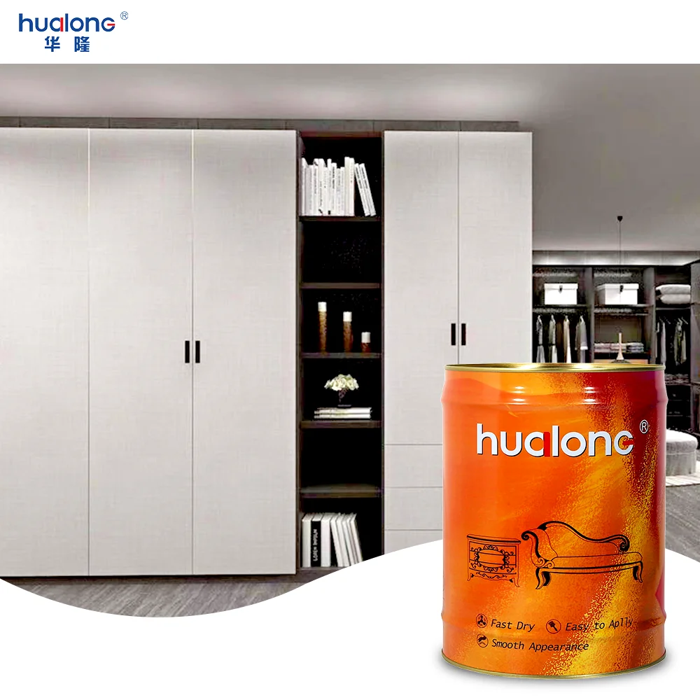 Fresh smell matter white topcoat good leveling matte Top coat good hiding power paint For Wood board