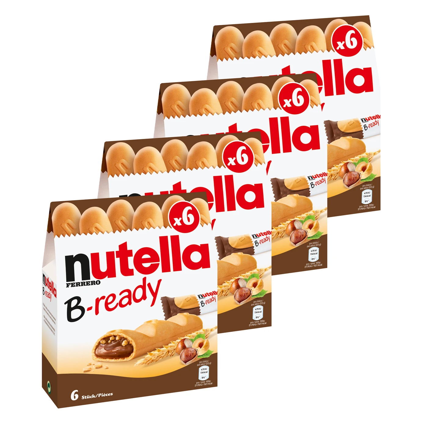 Nutella B-ready T6 132g