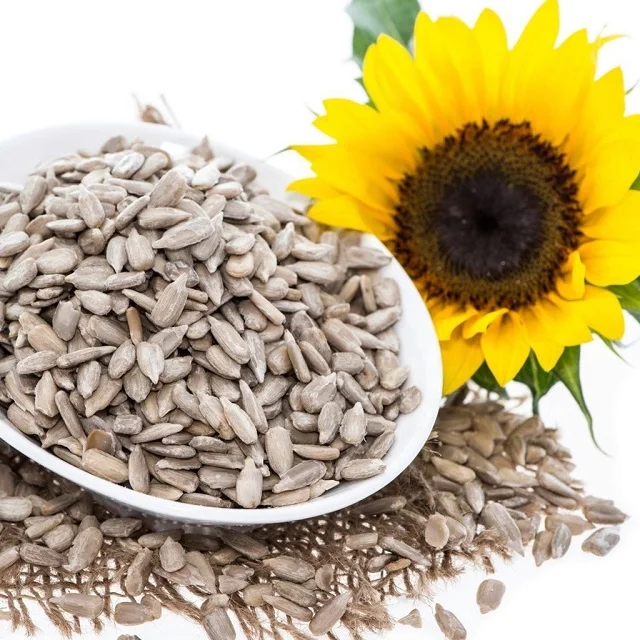 2023 Raw wholesale striped sunflower seeds black sunflower seeds kernels for human consumption type sunflower seeds