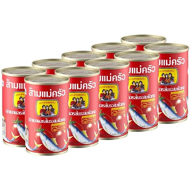 Sardine in Tomato Sauce Sam Mae Kharw  From Thailand