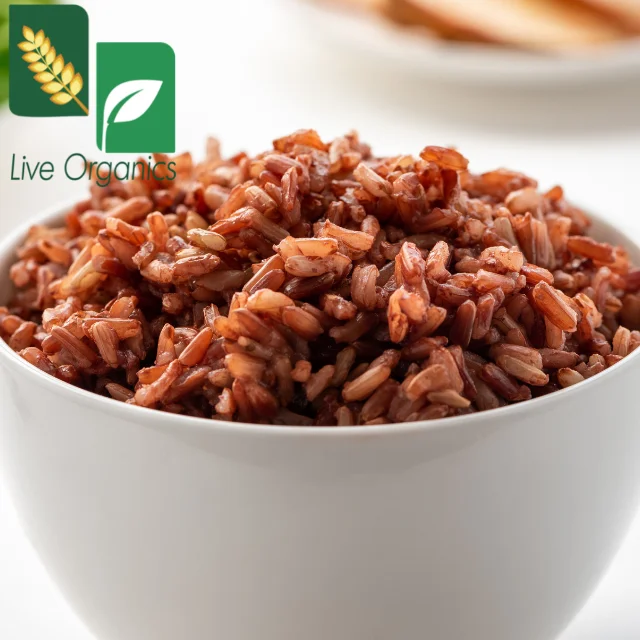 Red Rice Whole Grain Red Rise Grown in India Ethically Sourced from Assam Organic & Natural