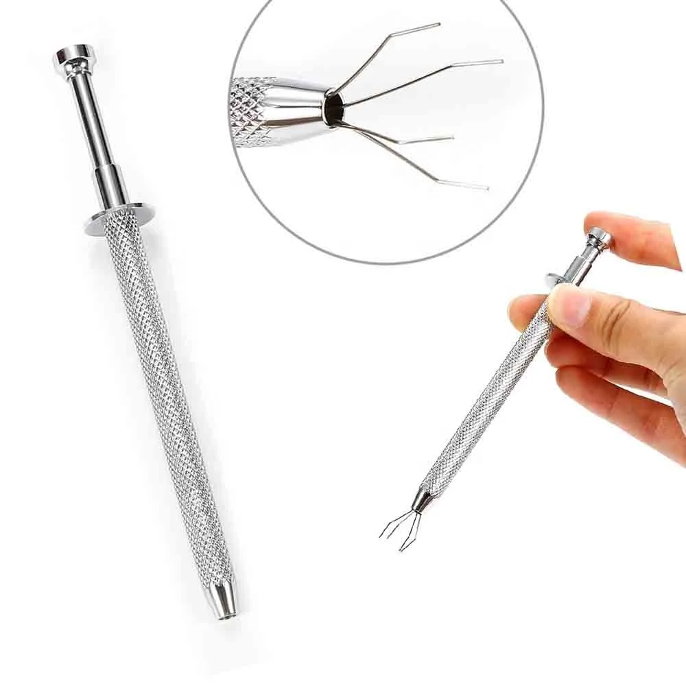 Surgical Steel Opening Closing Needle Ball Clamp Plier Different Open Shape Tweezers Piercing Professional Piercing Tool