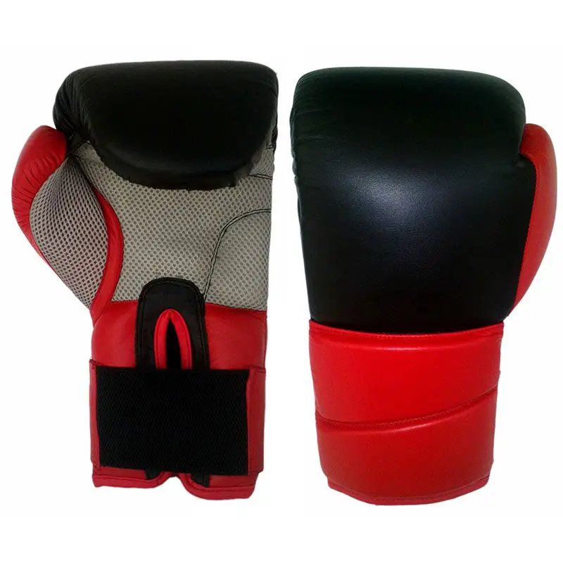 Custom Design MMA Muay Thai Mitts Laced Boxing Gloves OEM Custom Genuine leather boxing gloves