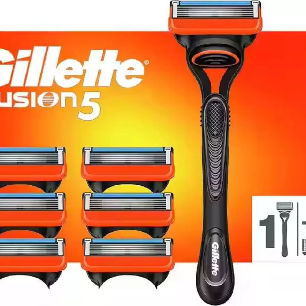 Gillette Fusion5 сменные лезвия для бритвы 12 картриджей GilletteFusion5 16