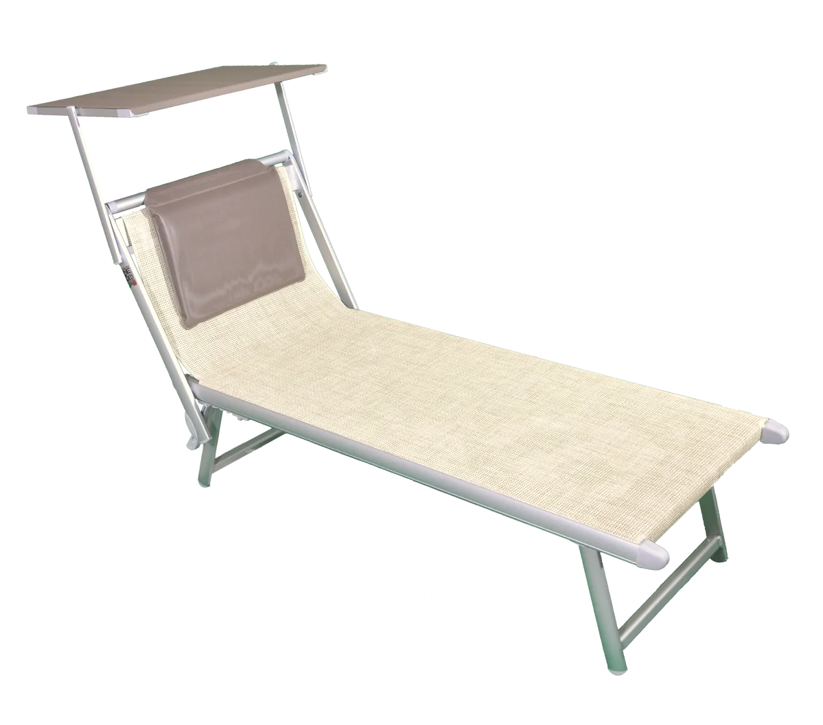 Сделано в Италии алюминиевый полуавтоматический беспроводной шезлонг с верхним подголовником Пляжная кровать бассейны гостиничные сады