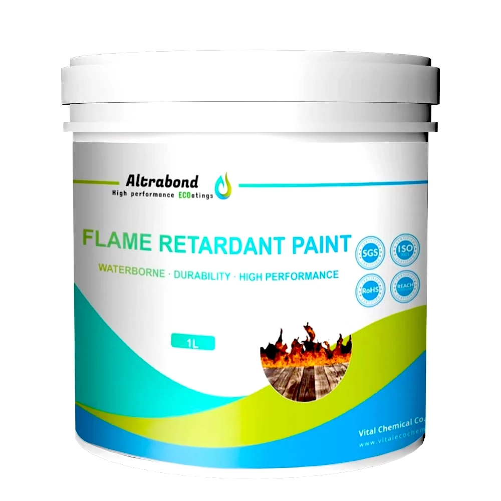 Industrial Flame Retardant Water Based Paint Heat Proofing Fireproof Paint