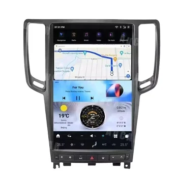 AuCar 14.4 Inch Tesla Android 13 Car Multimedia Stereo Player For Infiniti G37 2007-2013 8G-128G Auto Electronics Car Radio GPS