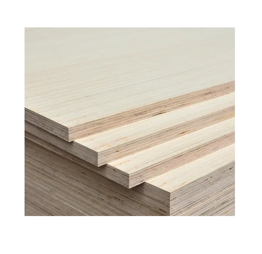 Special plywood Poplar/Eucalyptus Core Plywood tongue-groove re-veneered or overlaid with HPL