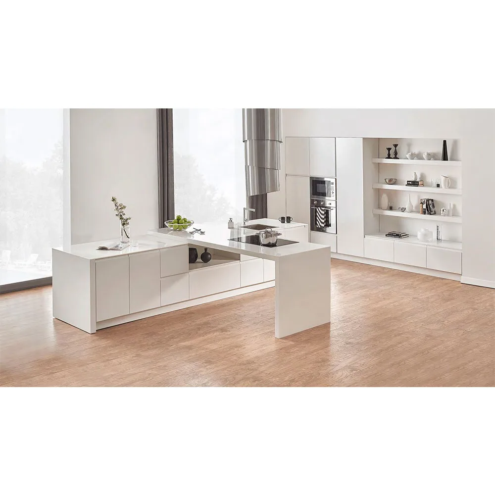 Kitchen Cabinet Cupboard Customized European Solid Wood High Gloss Board Ready To Assemble Manufacturer Design Stainless Turkey