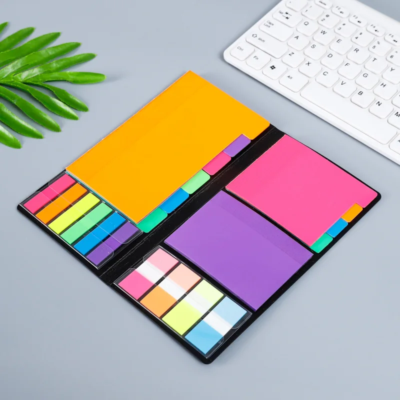Memo Pad Sticky Notes Custom Logo Memo Pad Book Set Girls Fancy Paper Self-adhesive Sticky Notes