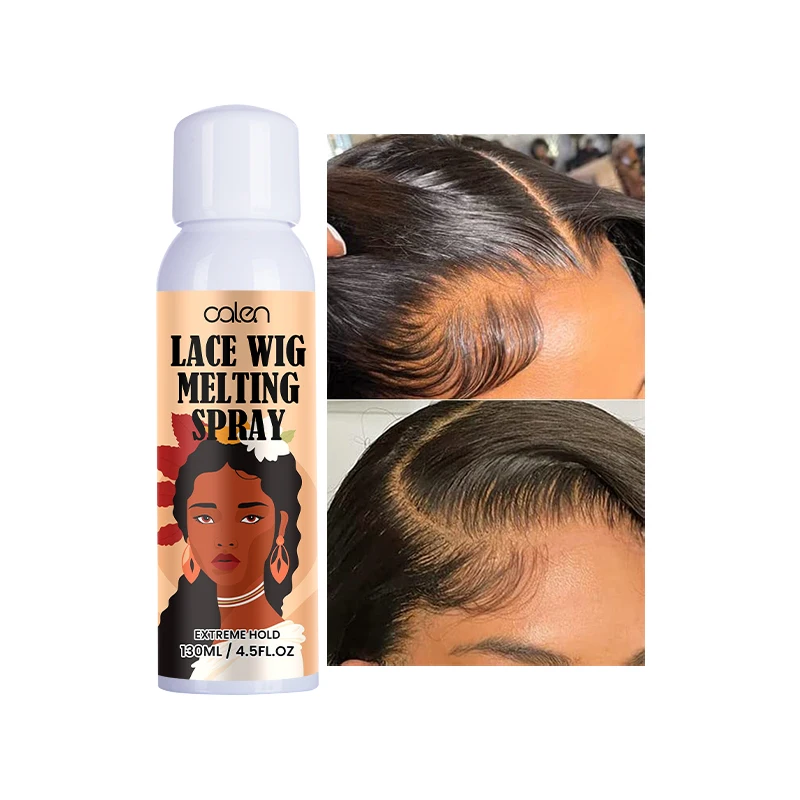 Oalen 130ml Powerful Hold Glueless Wig Install Waterproof Bonding Hair Glue Spray For Wigs