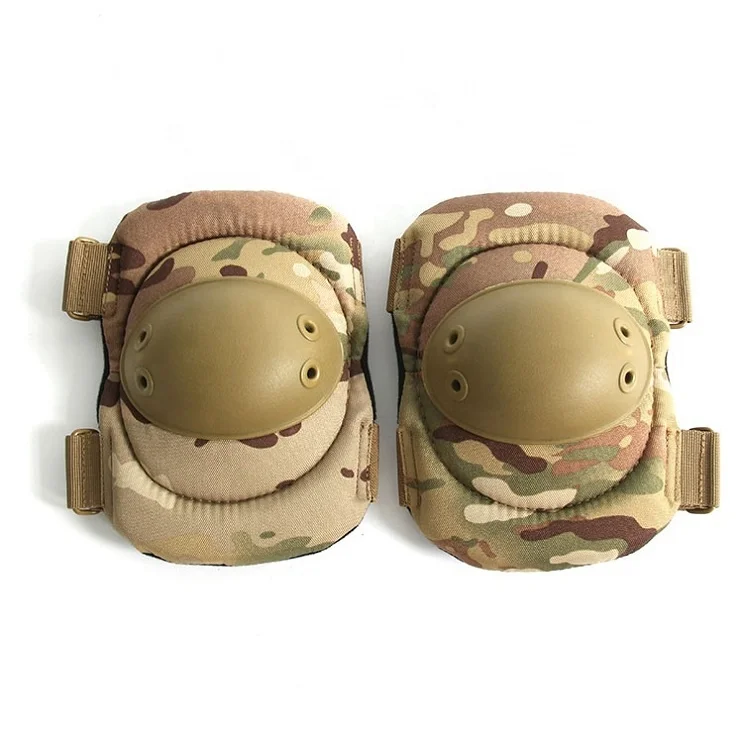 Camouflage Tactical Combat Knee Elbow Pad Shin Guard Airsoft Paintball Cycling Safety gear