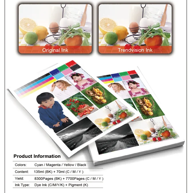 Gi490 Gi-490 Gi 490 Color Compatible Bulk Bottle Water Based Refill Ink For Canon Pixma G2411 G2400 G3411 Printer