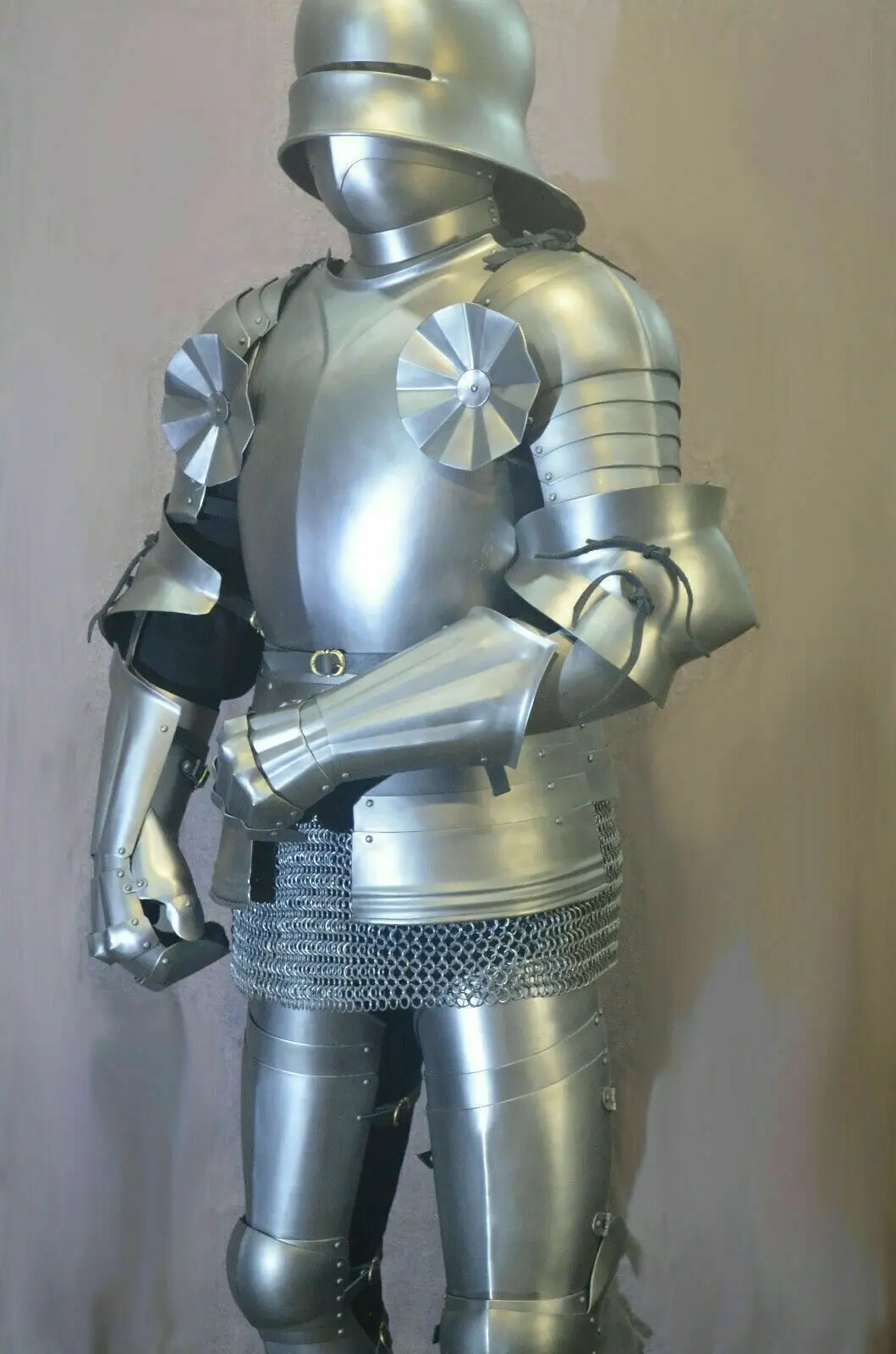 Medieval Knight Suit of Armor 15th Century Combat Full Body Armor Costume Base antique nautical handmade