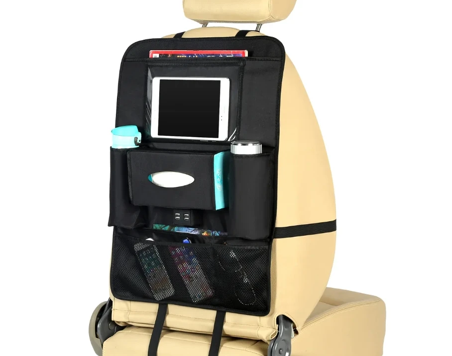 Складной кожаный Органайзер для автомобиля