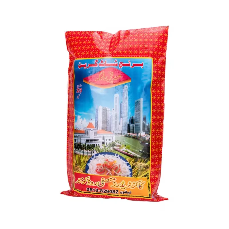 Plastic Animal Feed Bags 25kg BOPP laminated pp woven grain packing plastic bag with PE liner for resin packing bopp woven bag