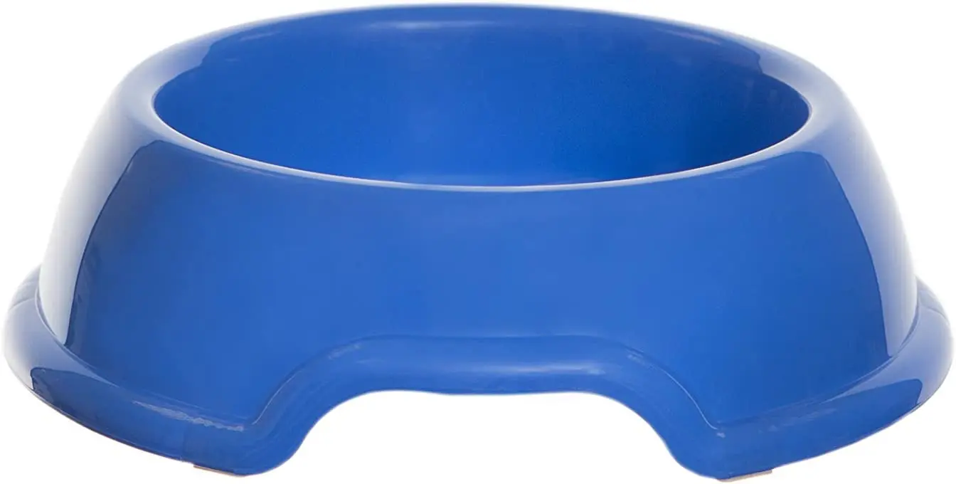 Hot Sale Durable Plastic Round Pet Bowl With Assorted Size and Colours Dishwasher Safe Dog & Cat Food Bowls