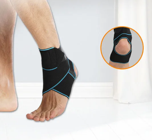 Multicolor Elastic Foot Ankle Protection Non-slip Compression Ankle Brace Compression Sleeve Ankle Straps Wrap