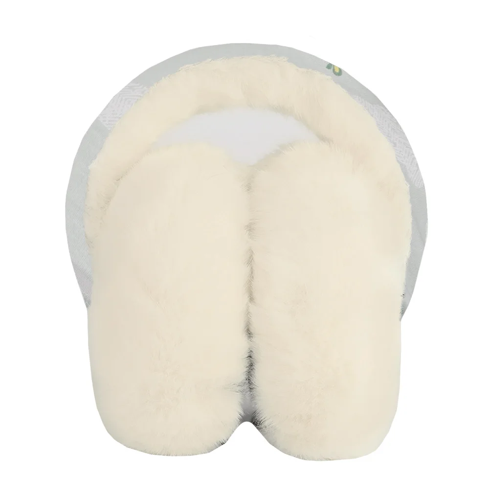 Charhulo Winter Unisex Ear Warmer for Man Women and Kids Earwarp Headwear Faux Fur Earmuffs Cute Foldable Ear Warmer