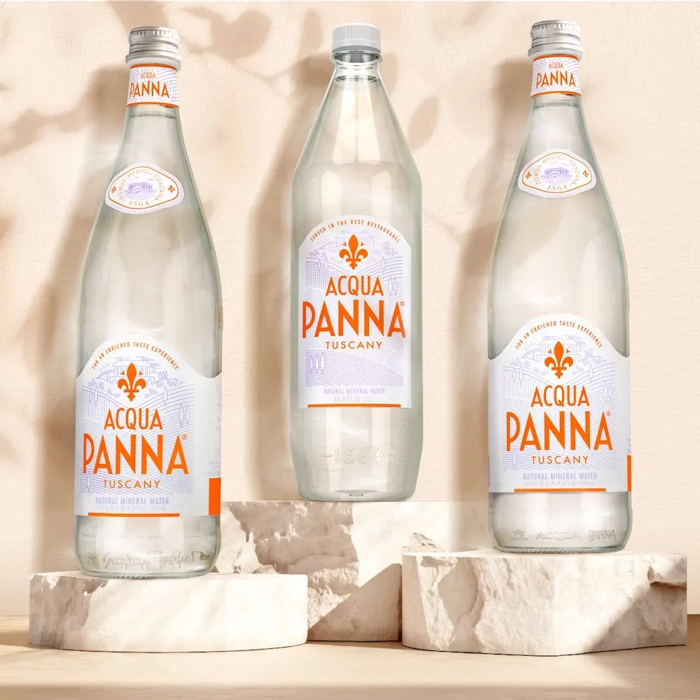 TOP RATED Acqua Panna Natural Mineral Water 12 X 750mL / the Smoothest Taste TOSCANA Bottled in TUSCANY ITALY for Sale