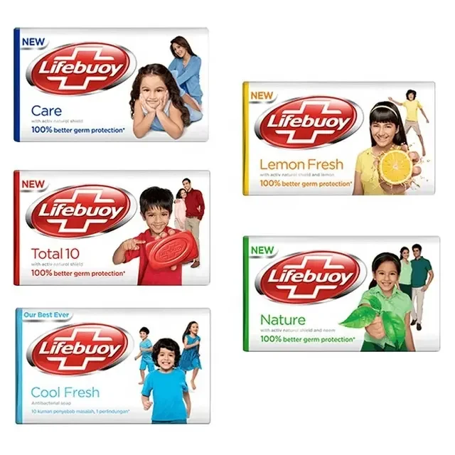 Lifebuoy Soap - 3 bars, 2.8oz each | Lifeboy soap - 60g For Sale