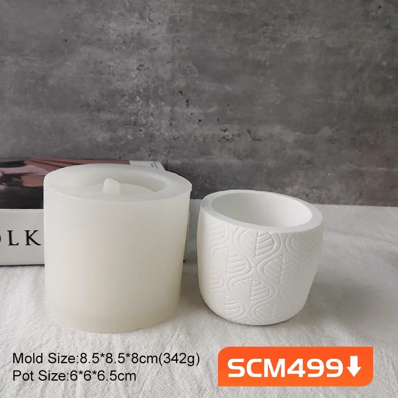 Large Concrete Flower Pot Molds Succulent Plant Pot Mold-DIY Epoxy Resin Cement Terrazzo Plaster Jesmonite Planter Pot Mould