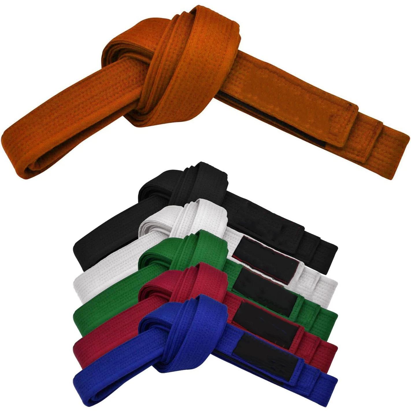 High Quality Unisex BJJ Martial Arts Wear Custom Design New Fashion Multi-Color Embroidered Taekwondo Belts OEM