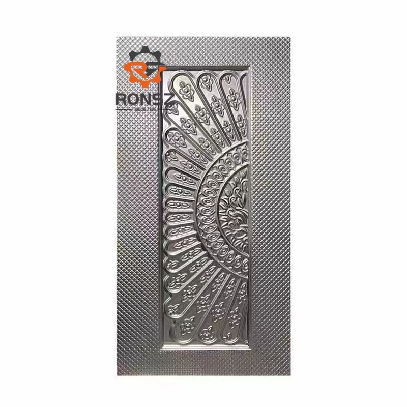 Reasonable Price Moulded Steel Door Skin Embossed Pressed Metal Door Skin Panel For Door