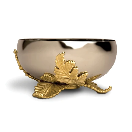 PREMIUM QUALITY LUXURY DECORATIVE DESIGN CHOCOLATE BOWL HOME TABLE DESKTOP METAL FRUITS SERVER HOME AND RESTAURANT FOR PARTIES