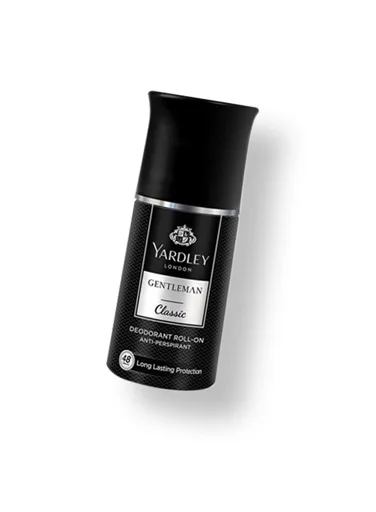 Yardley London Classic 50 ml Roll on Perfume for Gentlemen Long-Lasting Lemon and Woodiness Fragrance