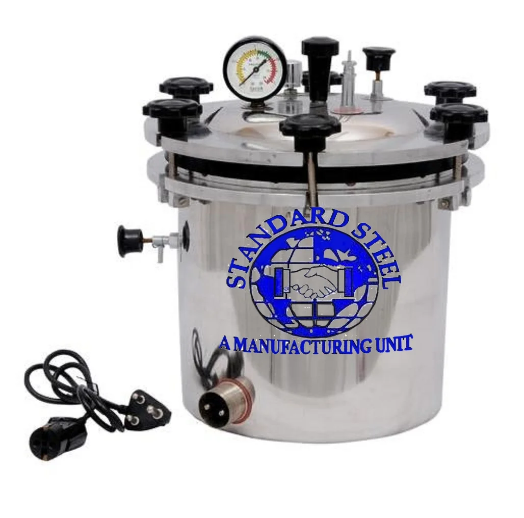 Stainless steel portable autoclave Laboratory portable Steam sterilizer autoclave 22 liter dental autoclave