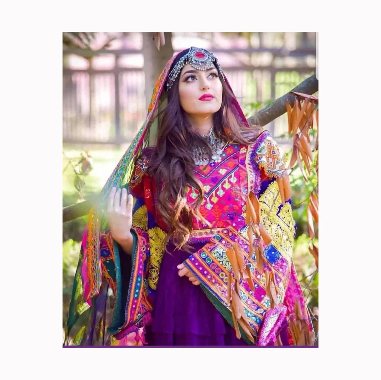 Handmade Balochi Culture Dress - Afghani Style Long Jacket - Vintage Kuchi Jacket - Indo Western Fashion Wear Embroidered Jacket