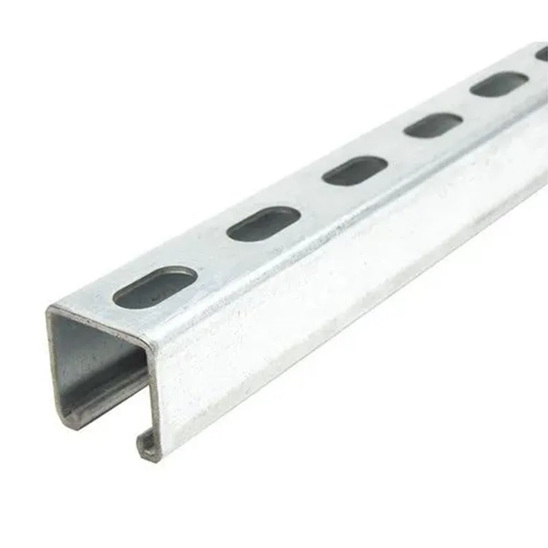 Steel profiles Stainless 3m 6m support c channel steel profile c shape unistrut strut channel manufacturer