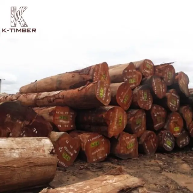 Sapele Square Log Africa Wood Hardwood Flooring Block Board Wooden Osb Board Pine Wood Timber Building Materials KTimber