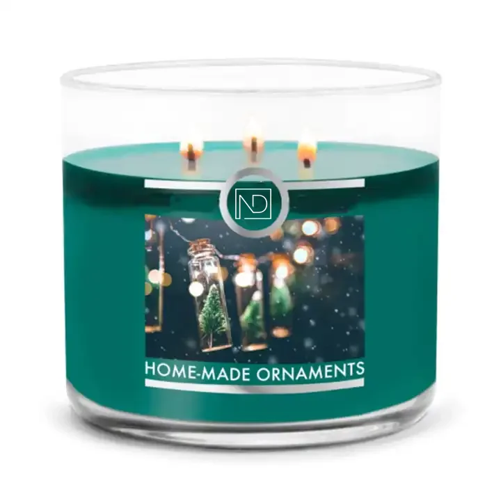 Wholesale Luxury 3-Wick Scented Candles Customised Glass Jar Nature Aromatherapy Customised Brand Soy Wax Candle Lighter Pattern