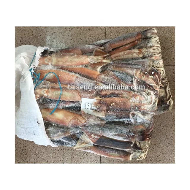 Высококачественные замороженные целые круглые дикие Catch150-200g Illex Argentina кальмары для тунца приманки сырье
