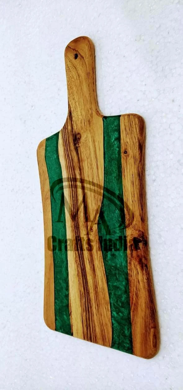 Wholesale Price Epoxy Wood Resin Chopping Board Latest Cutting Standard Bamboo for Cheese and Charcuterie in Kitchen