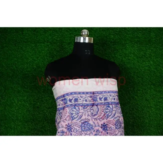 Cotton handmade Best Quality Custom Print 100% cotton cover up sarong women beach sarong pareo