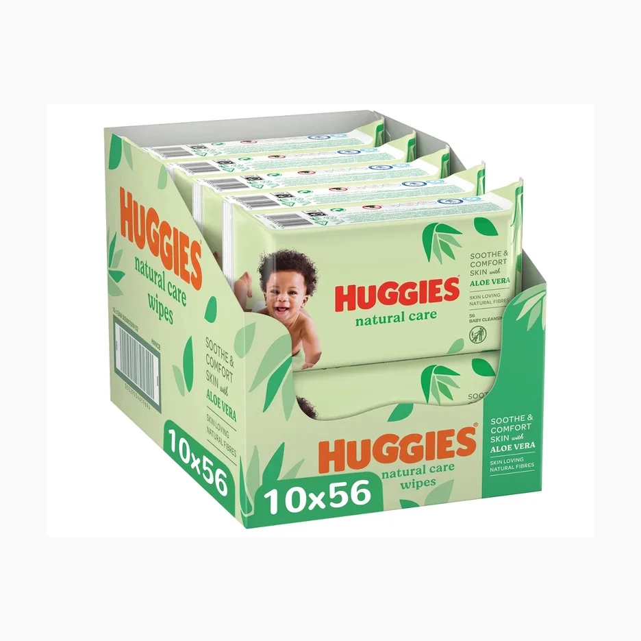 HUGGIES BABY WIPES PURE 56 PC BASIC