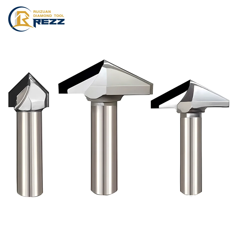 PCD diamond router bit pcd cnc carving tool diamond router bits for engraving machine CNC machining center
