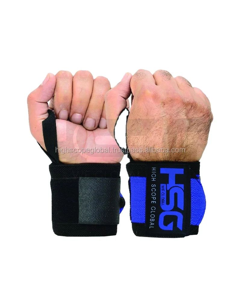 2022 New Arrival Gym Workout Wear Weight Lifting Wrist Wrap Custom Logo Cross Training Wristband Gym Accessories