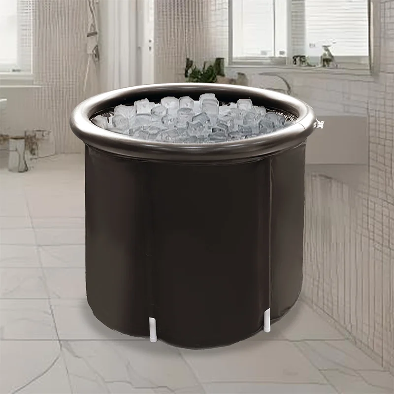 Customized 5 Star glass fiber Square ice bath tub drop stitch inflatable tubes for athletes