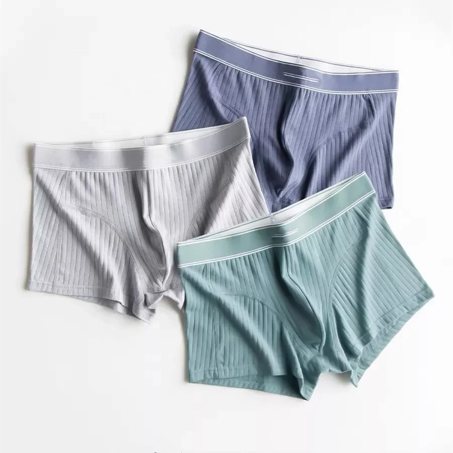 Factory directly men sexy underwear seamless low rise comfortable boxers briefs underwear with pouch