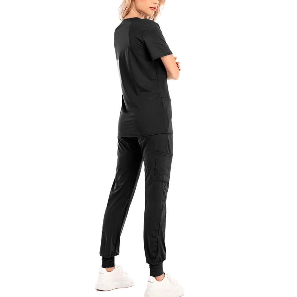 Wholesale high quality new fashion medical scrubs nurse uniform for women surgical uniform hospital clothing nursing suit set