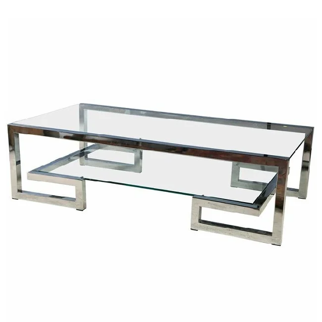 New Center Table original Glass Coffee Table New Design Rectangle Combination Glass Modern Creative Living Room Furniture Table