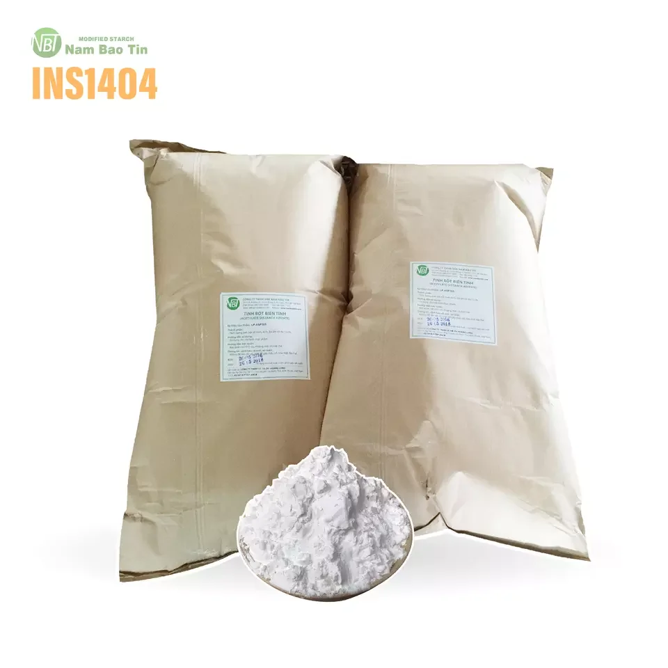 Cassava Root Ingredients White Oxidized INS1404 Various Weight Vietnam Purely Modified Tapioca Starch Powder In Bag Packaging