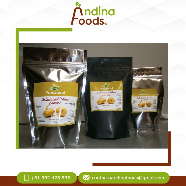 Factory Direct Private Label High Quality 100% Natural Best Product Peruvian Maca Powder Available at Wholesale Price