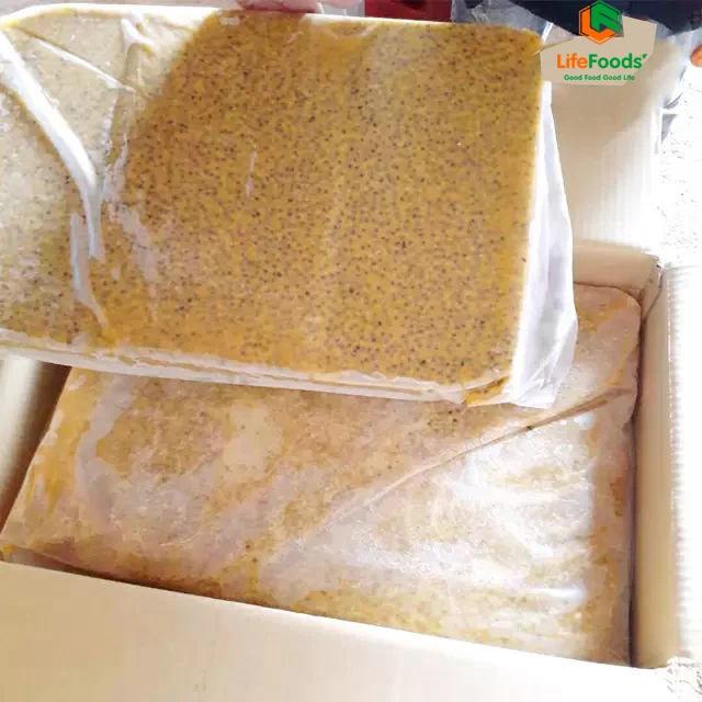 Packaging Feature Shelf Origin Type Life HACCP Flavor puree Frozen Passion Fruit Puree Lifefoods from Vietnam